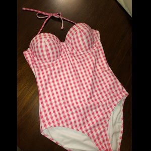 SWIMSUIT Pink Gingham
